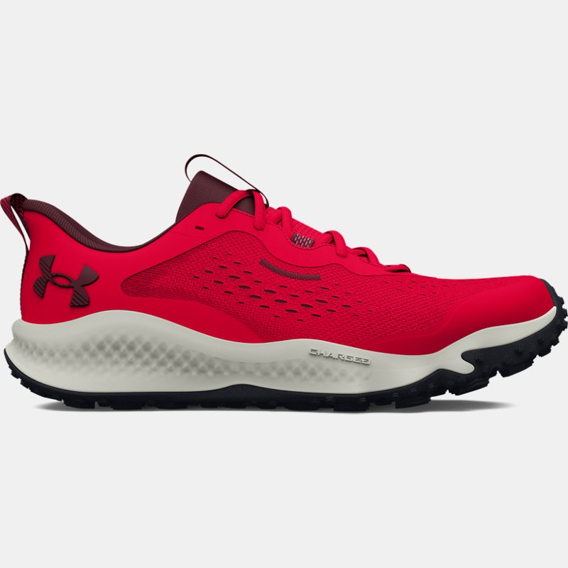 Scarpe da trail running Under Armour Charged Maven da uomo Rosso / Olive Tint / Deep Rosso 42.5
